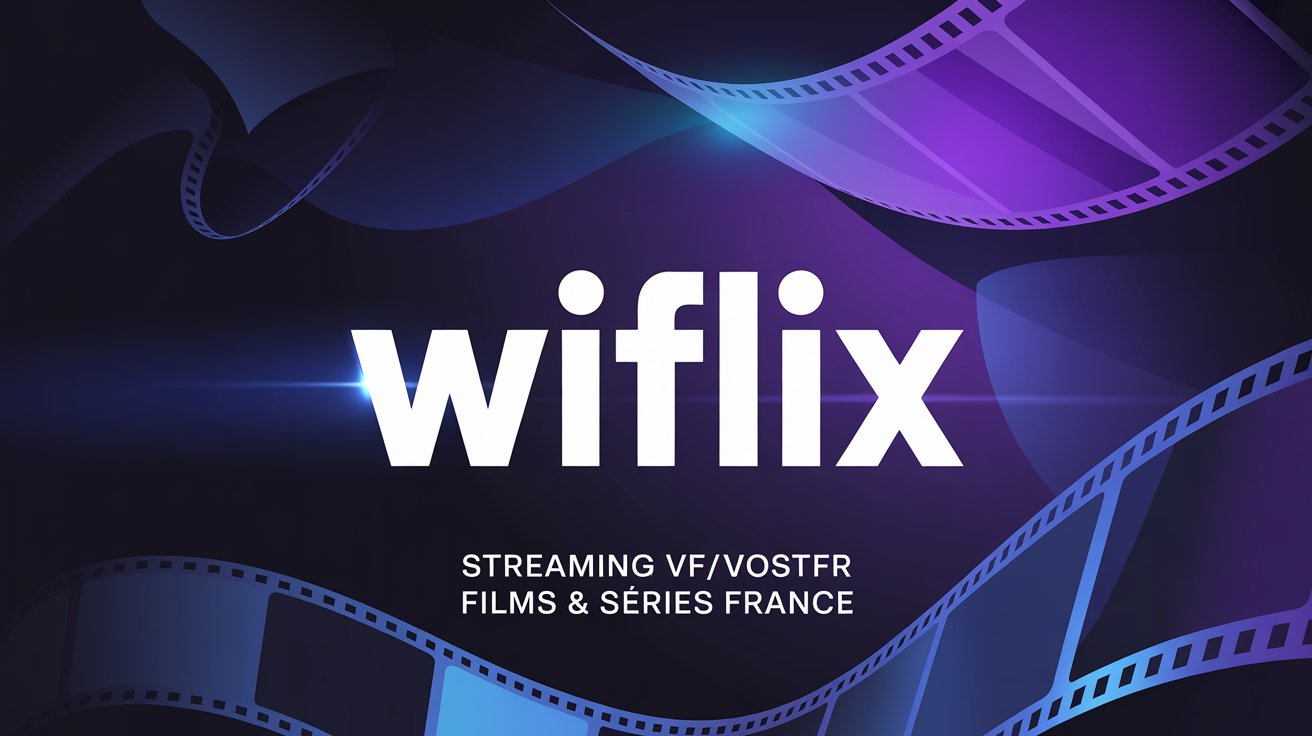 Bannière Wiflix avec sélection films et séries